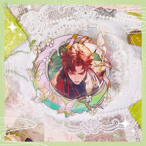 ［推し活グッズ］缶バッジ アクリルフレーム 58～75mm【W74JQG】