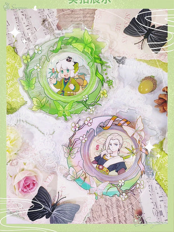 ［推し活グッズ］缶バッジ アクリルフレーム 58～75mm【W74JQG】