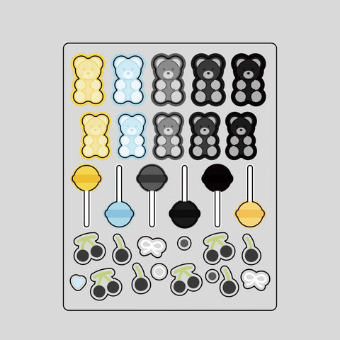 ［推し活グッズ］アクリルフレーム パーツ【7YFRGD】