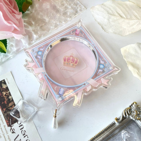 ［推し活グッズ］缶バッジアクリルフレーム 58/75mm【Z7M7T6】