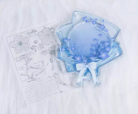 ［推し活グッズ］缶バッジアクリルフレーム 58～75mm【H9Y3J9】