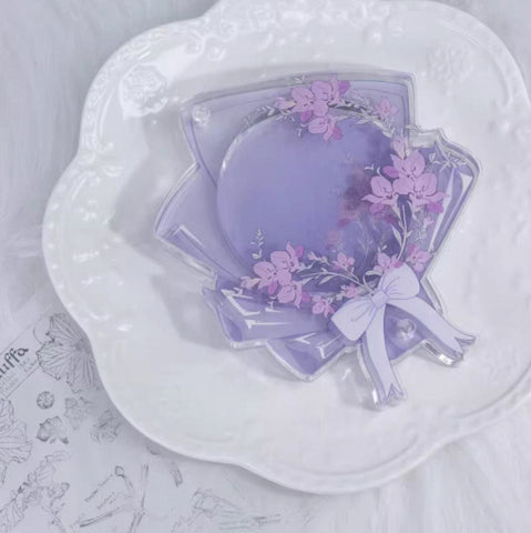 ［推し活グッズ］缶バッジアクリルフレーム 58～75mm【H9Y3J9】