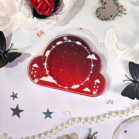 ［推し活グッズ］缶バッジ アクリルフレーム 58～75mm【LYW2JT】