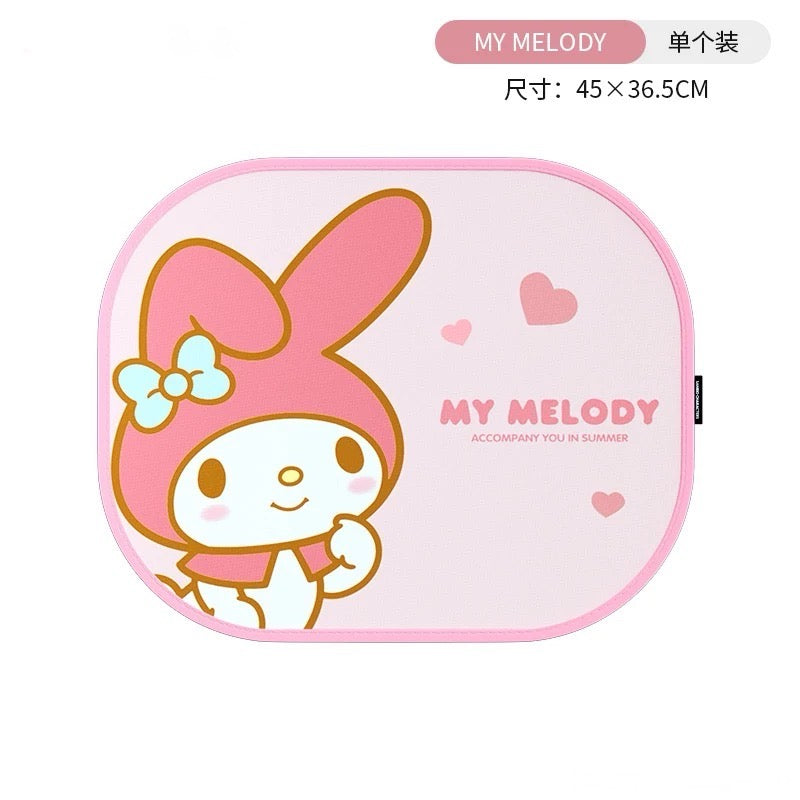 サンリオ］カー用品 車 吸盤 サンシェード – candymoon