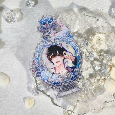 ［推し活グッズ］缶バッジ アクリルフレーム 58/75mm【BWN70R】