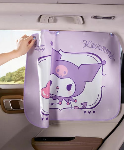 ［サンリオ］カー用品 車 吸盤 サンシェード