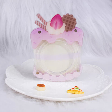 ［推し活グッズ］缶バッジアクリルフレーム 58～75mm【Y2F5Y3】
