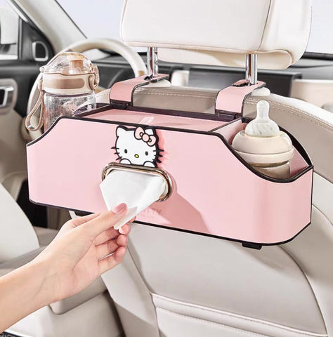 [サンリオ］ハローキティ カー用品 車用 収納ボックス