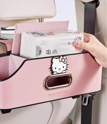[サンリオ］ハローキティ カー用品 車用 収納ボックス