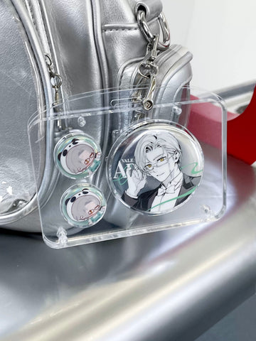 ［推し活グッズ］缶バッジ アクリルフレーム 58mm+25mm【ITIATI】