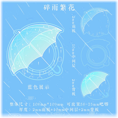 ［推し活グッズ］缶バッジアクリルフレーム 58～75mm【V6S9S8】