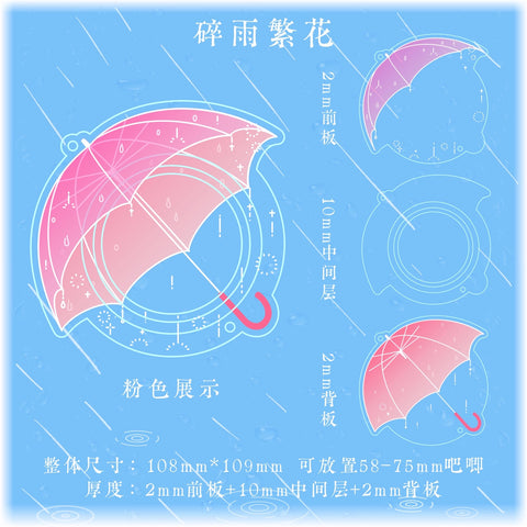 ［推し活グッズ］缶バッジアクリルフレーム 58～75mm【V6S9S8】