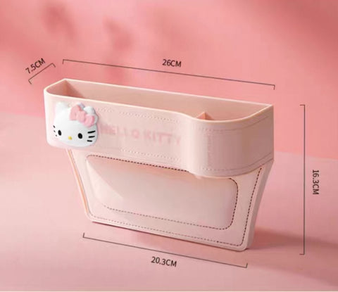 [サンリオ］カー用品 車 収納カゴ