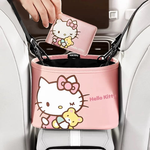 [サンリオ]カー用品 車用 収納ボックス
