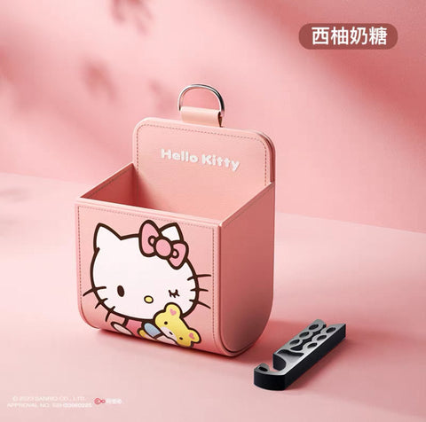 [サンリオ］カー用品 車 収納カゴ