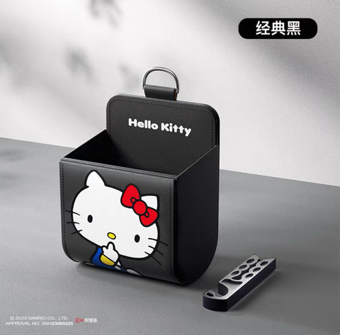 [サンリオ］カー用品 車 収納カゴ