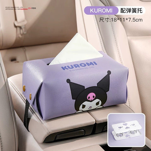[サンリオ］カー用品 車 ティッシュボックス