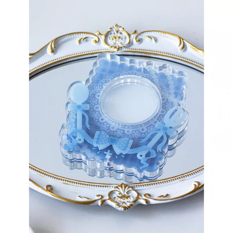 ［推し活グッズ］缶バッジアクリルフレーム 58～65mm【R2J3P3】
