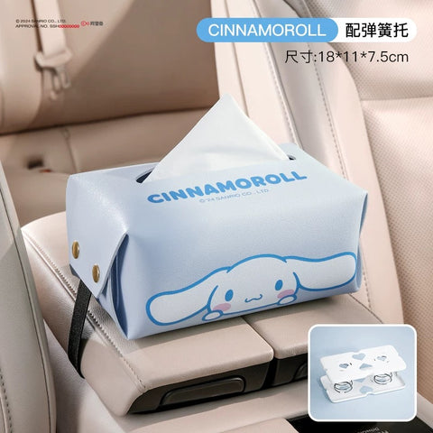 [サンリオ］カー用品 車 ティッシュボックス