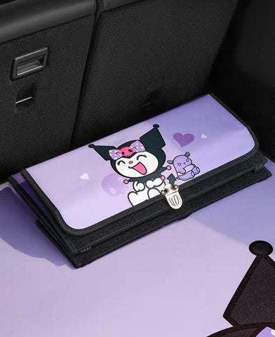 [サンリオ］カー用品 車 折りたたみ 収納ボックス