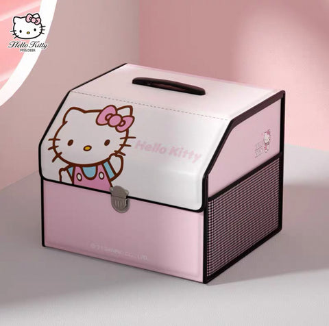 [サンリオ］カー用品 車 折りたたみ 収納ボックス