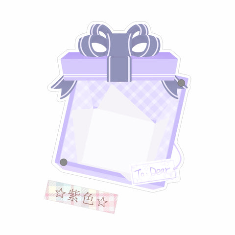 ［推し活グッズ］缶バッジアクリルフレーム 58～75mm【O2O1D0】