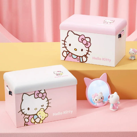 [サンリオ］カー用品 車 折りたたみ 収納ボックス