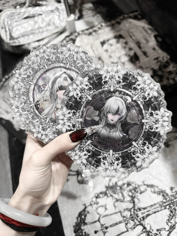 ［推し活グッズ］缶バッジアクリルフレーム 58~75mm【D4H3R1】