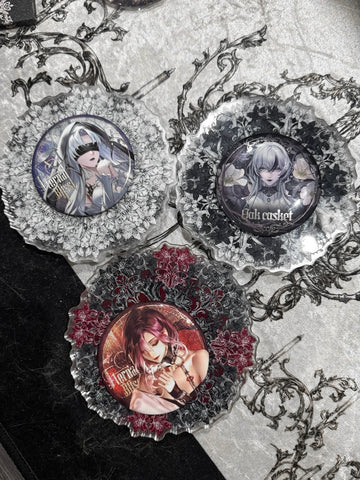 ［推し活グッズ］缶バッジアクリルフレーム 58~75mm【D4H3R1】