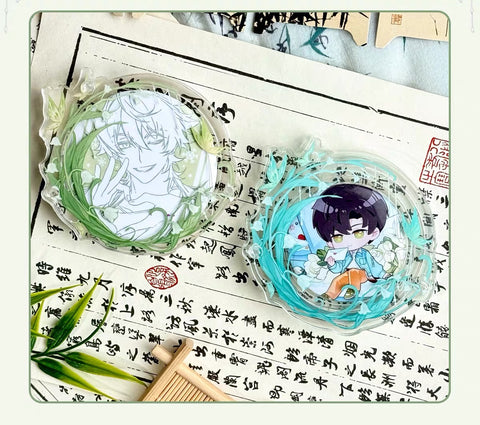 ［推し活グッズ］缶バッジ用アクリルフレーム 58~75mm【L6ZVF8】