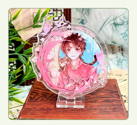 ［推し活グッズ］缶バッジ用アクリルフレーム 58~75mm【L6ZVF8】