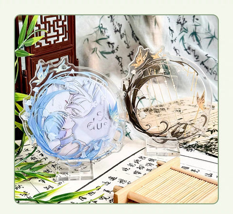 ［推し活グッズ］缶バッジ用アクリルフレーム 58~75mm【L6ZVF8】