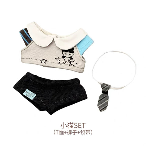 ［ぬい服］10cm 無属性 ぬいぐるみ用 お洋服【轻亚比】