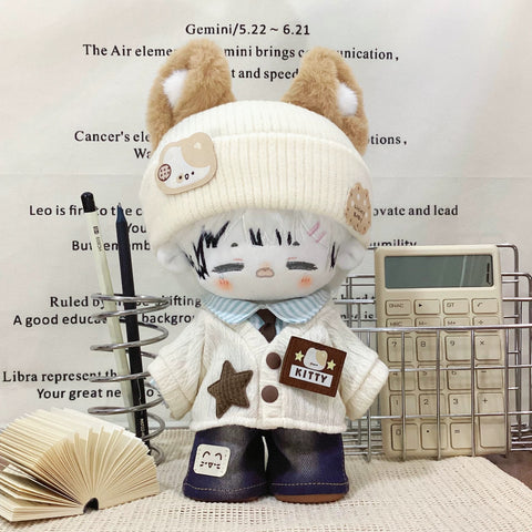 ［ぬい服］20cm 無属性 ぬいぐるみ用 お洋服【小猫】
