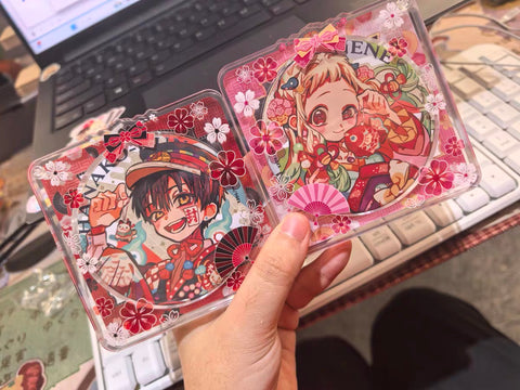 ［推し活グッズ］缶バッジ アクリルフレーム 58/75mm【8SAOX6】