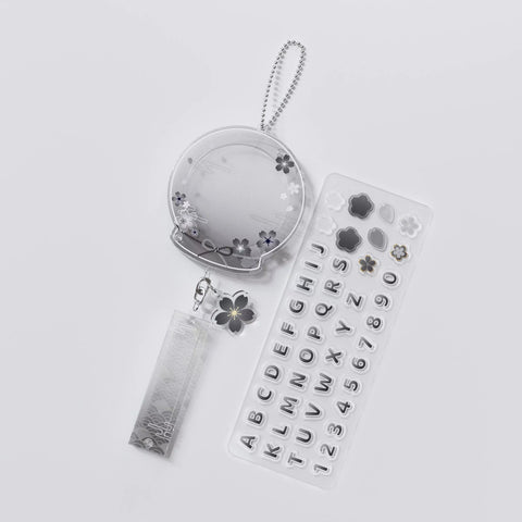 ［推し活グッズ］缶バッジ アクリルフレーム パーツ セット 58mm【WQB7LY】