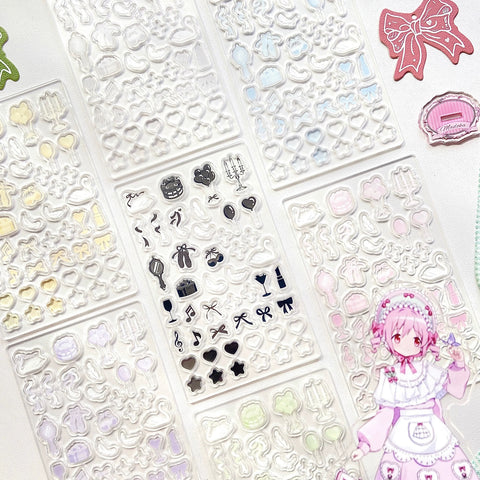 ［推し活グッズ］アクリルフレーム+パーツ 【A3K4F8】