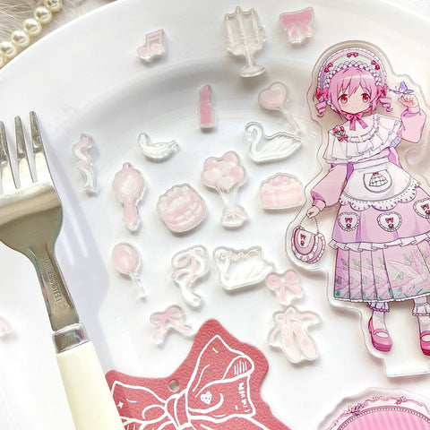［推し活グッズ］アクリルフレーム+パーツ 【A3K4F8】