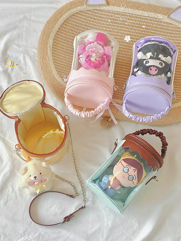 ［推し活グッズ］10/15cm ぬいぐるみ用 痛バッグ ショルダーバッグ【QGD9LR】