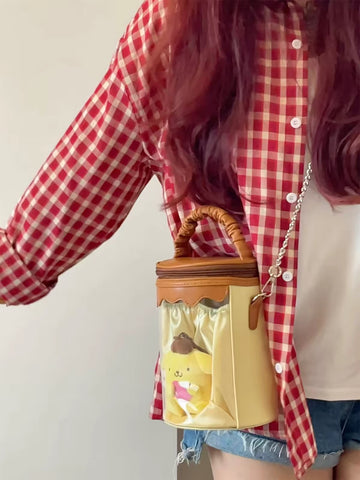 ［推し活グッズ］10/15cm ぬいぐるみ用 痛バッグ ショルダーバッグ【QGD9LR】