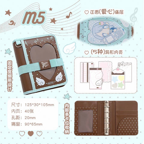 ［推し活グッズ］オリジナル 手帳 バインダー M5【GT0EUX】