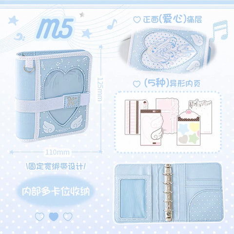 ［推し活グッズ］オリジナル 手帳 バインダー M5【GT0EUX】