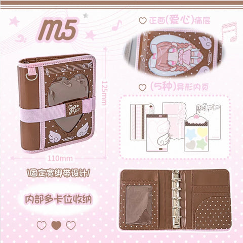 ［推し活グッズ］オリジナル 手帳 バインダー M5【GT0EUX】