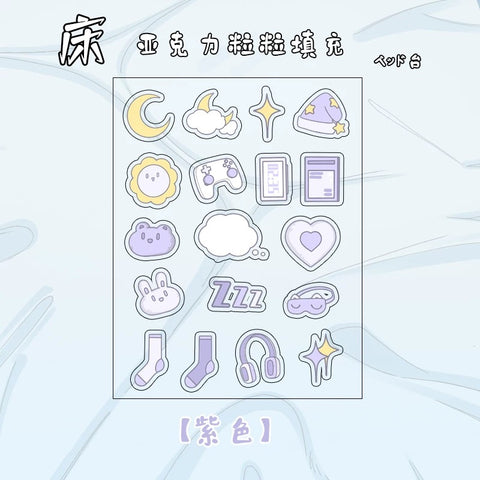 ［推し活グッズ］アクリルフレーム+パーツ【Q9K6N4】