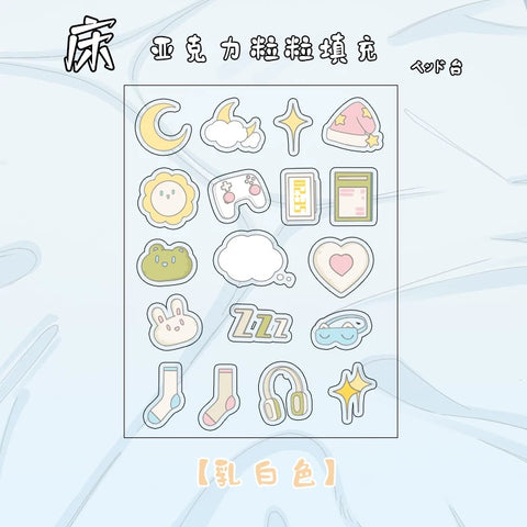 ［推し活グッズ］アクリルフレーム+パーツ【Q9K6N4】
