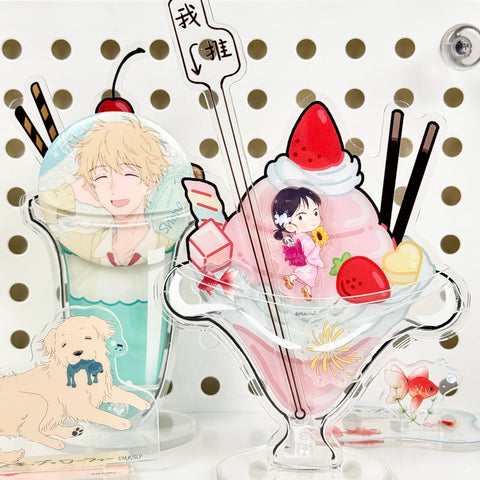 ［推し活グッズ］アクリル 缶バッジ スタンド【Y3D9U2】