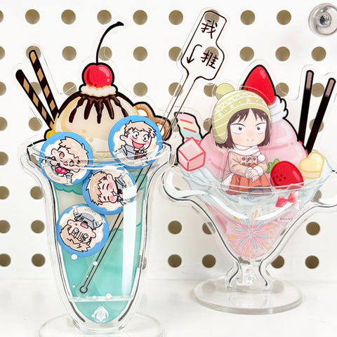 ［推し活グッズ］アクリル 缶バッジ スタンド【Y3D9U2】