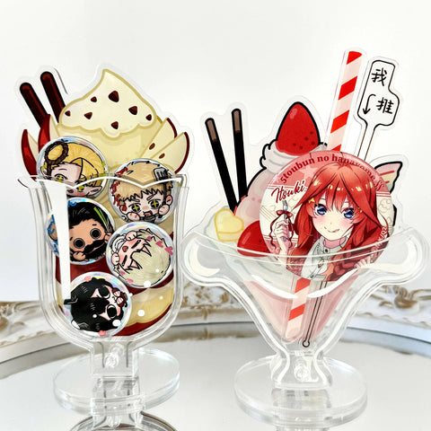 ［推し活グッズ］アクリル 缶バッジ スタンド【Y3D9U2】