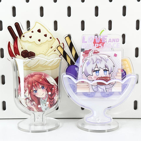 ［推し活グッズ］アクリル 缶バッジ スタンド【Y3D9U2】
