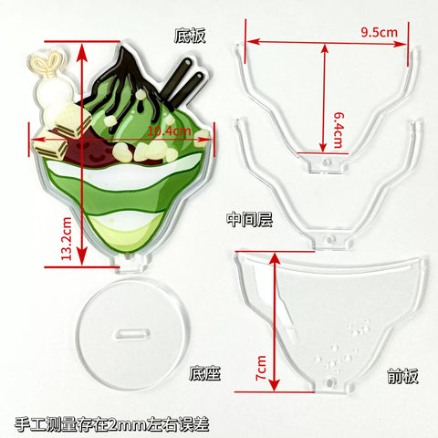 ［推し活グッズ］アクリル 缶バッジ スタンド【Y3D9U2】